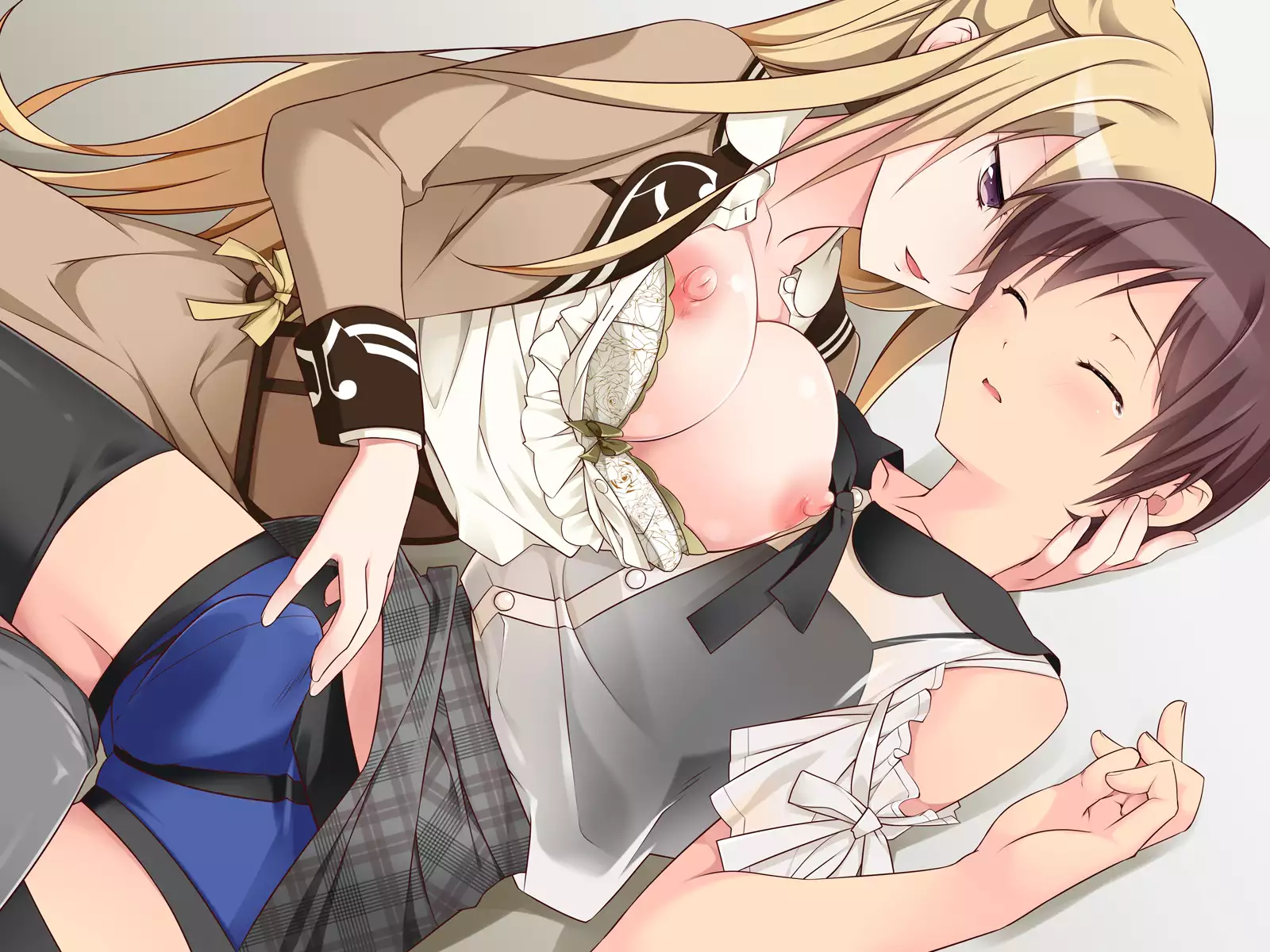 Josou de toire de futanari senpai to !