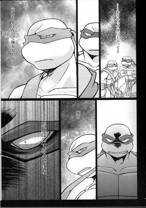 FALLEN - Raph vs Leo - Teenage Mutant Ninja Turtles, TMNT doujinshi