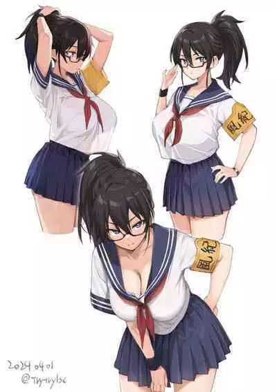 聽說新任風紀委員長胸部很大這回事1