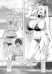 [Kilometer (Kirome)] Bakunyuu Gal to Umi H Shitee!! [English] [Zesturial] [Digital]