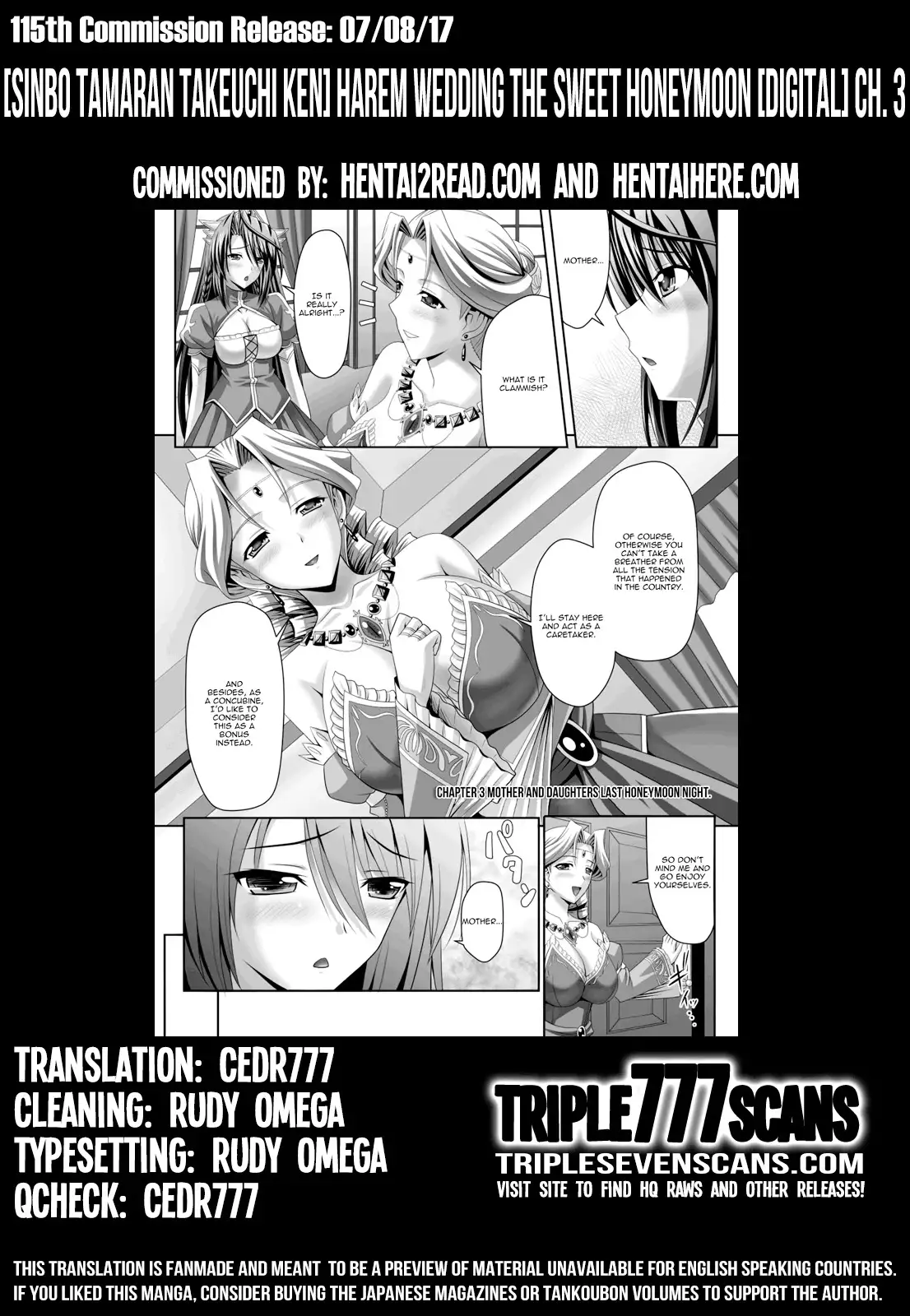 Harem Wedding The Sweet Honeymoon Ch. 1-6