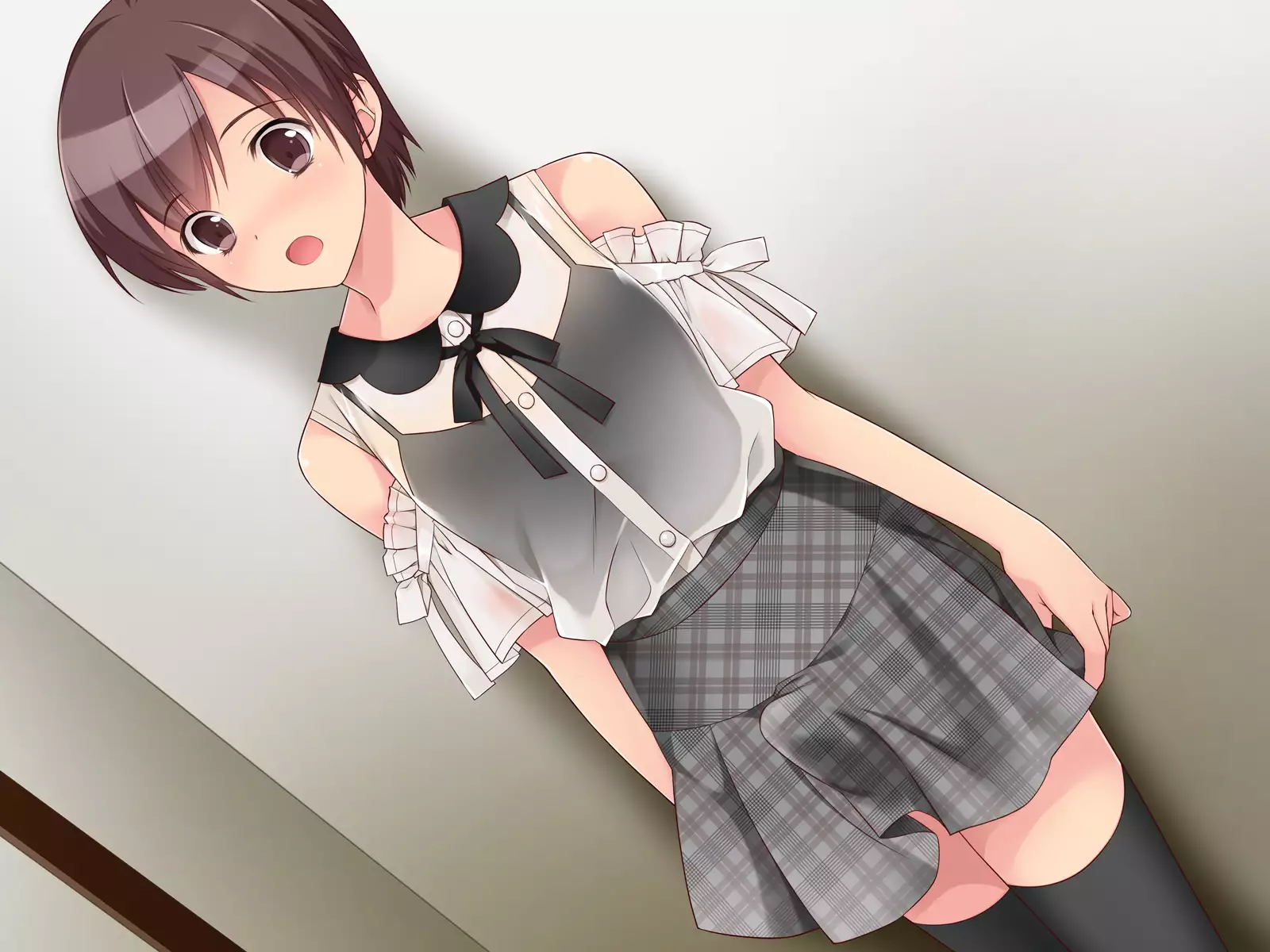 Josou de toire de futanari senpai to !