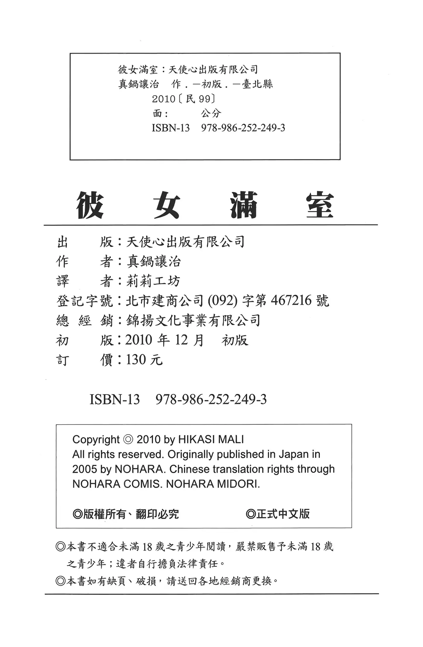 Kanojo de Ippai 1 | 女朋友滿室