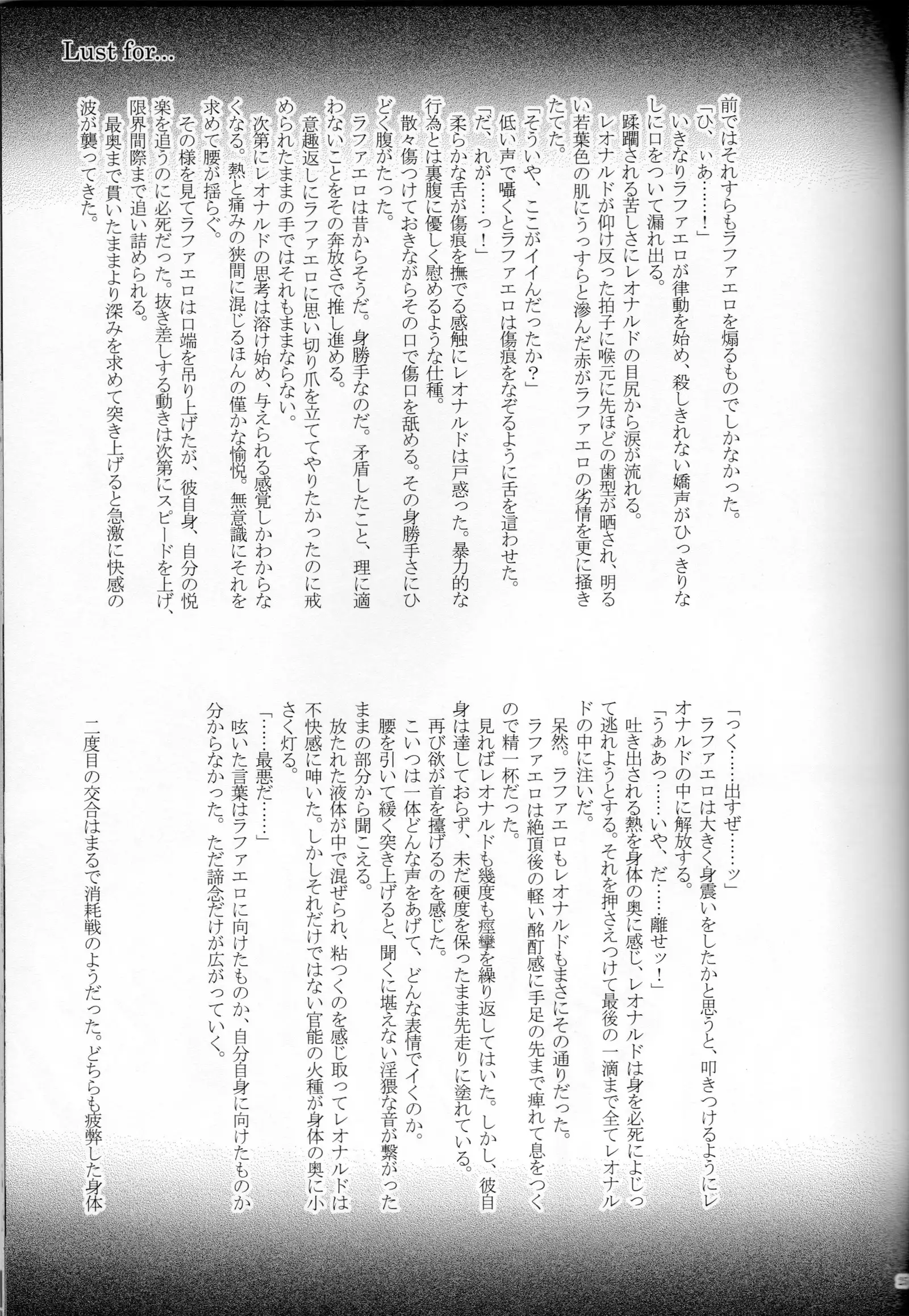 FALLEN - Raph vs Leo - Teenage Mutant Ninja Turtles, TMNT doujinshi