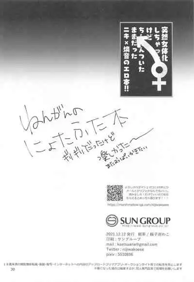 [keisotsu] totsuzennyotaikashichattakedochinchintsuitamamadattaniki×rinnenoerohon！！ (ansamburusutazu！)