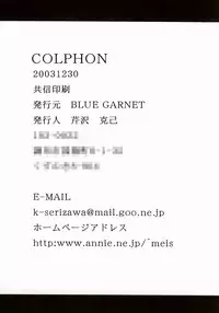 (C65) [BLUE GARNET (Serizawa Katsumi)] BLUE GARNET XVI EXTENDEAD (Busou Renkin)