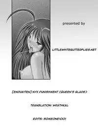 [Engetsuten (Tohno Tatsuki)] Nyx Oshioki (Queen's Blade) [English] =LWB= [Digital]