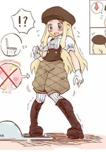 [Pixiv] Hanomidori Omorashi/Desperation Collection [English]