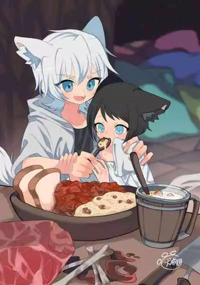 [偏食犬布団] 擬似兄弟の食事事情