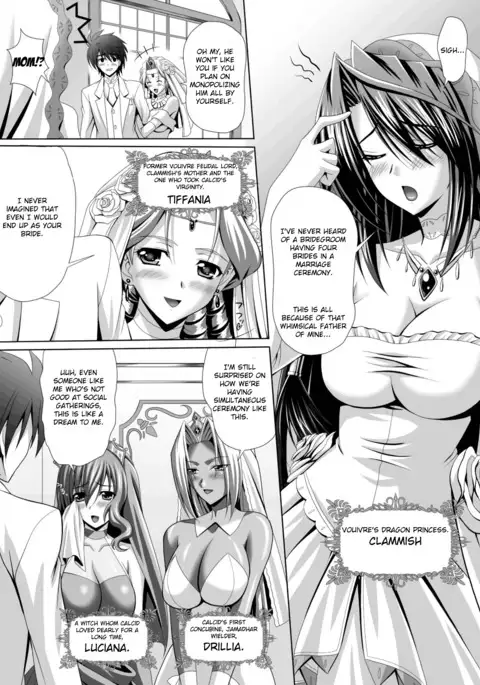 Harem Wedding The Sweet Honeymoon Ch. 1-3